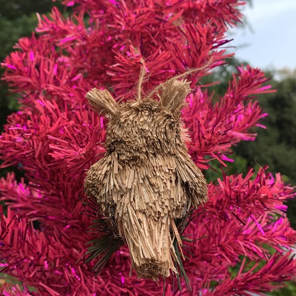 Rustic Owl Christmas Ornament - Picture 4 of 4